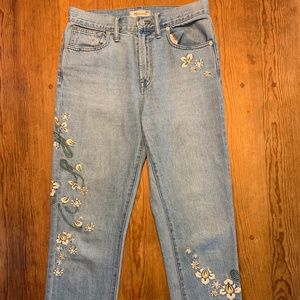 Madewell Vintage Embroidered Jeans